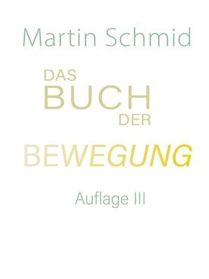 cover image of Das Buch der Bewegung
